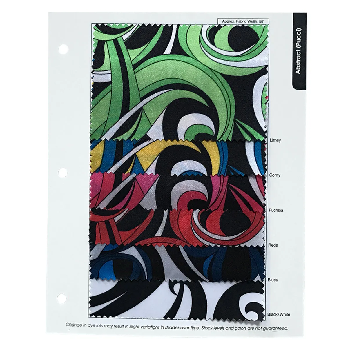 Abstract (Pucci) Table Napkin in Reds