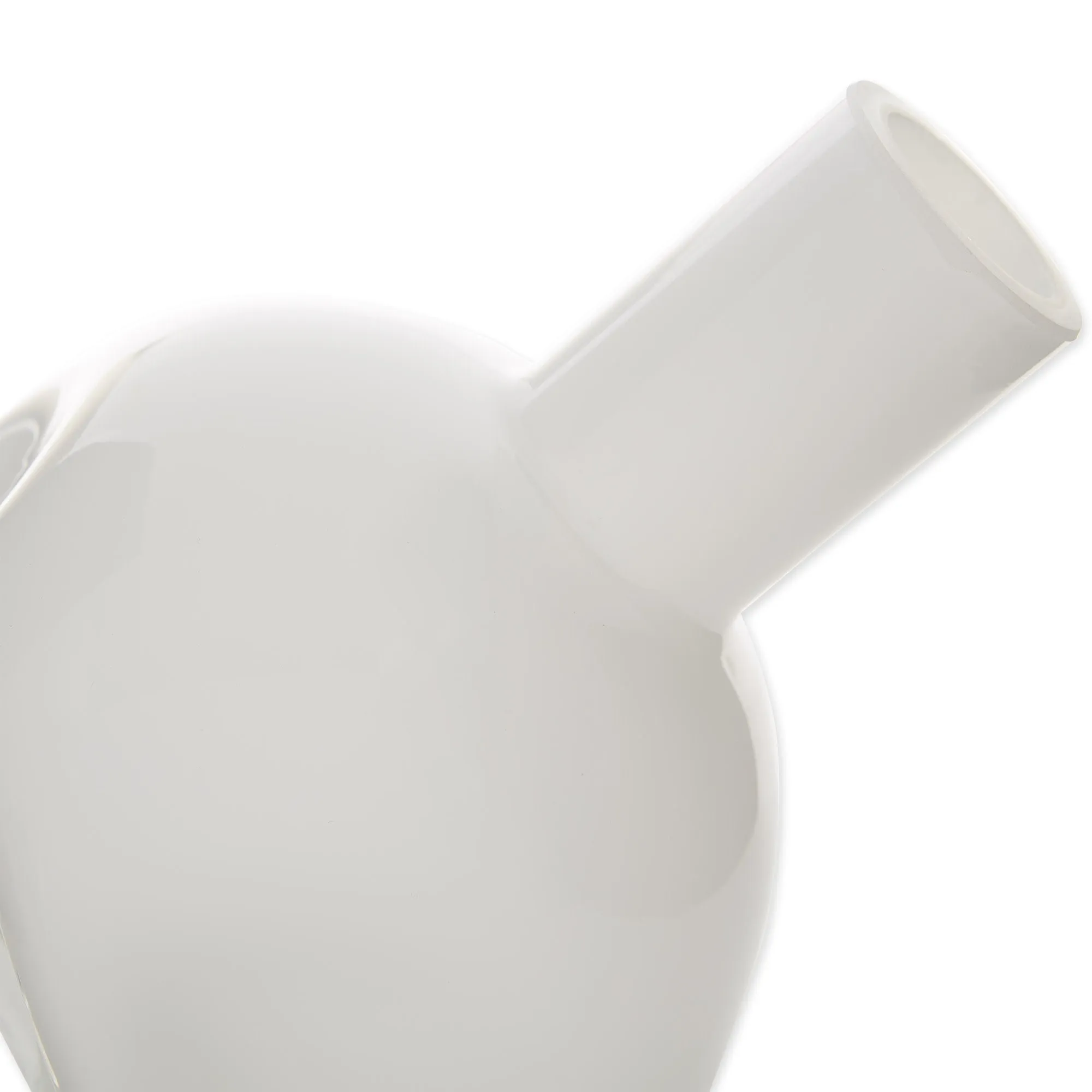 Accent Plus White Abstract Vase - Elegant Home Decor