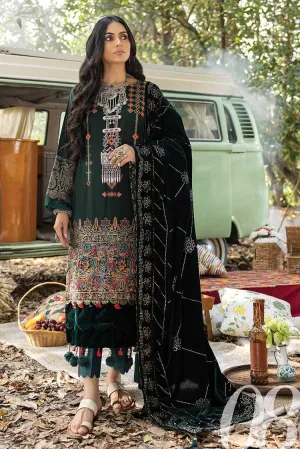 Al Zohaib Textile - Design 08 Wintry Breeze Embroidered Shawl Collection