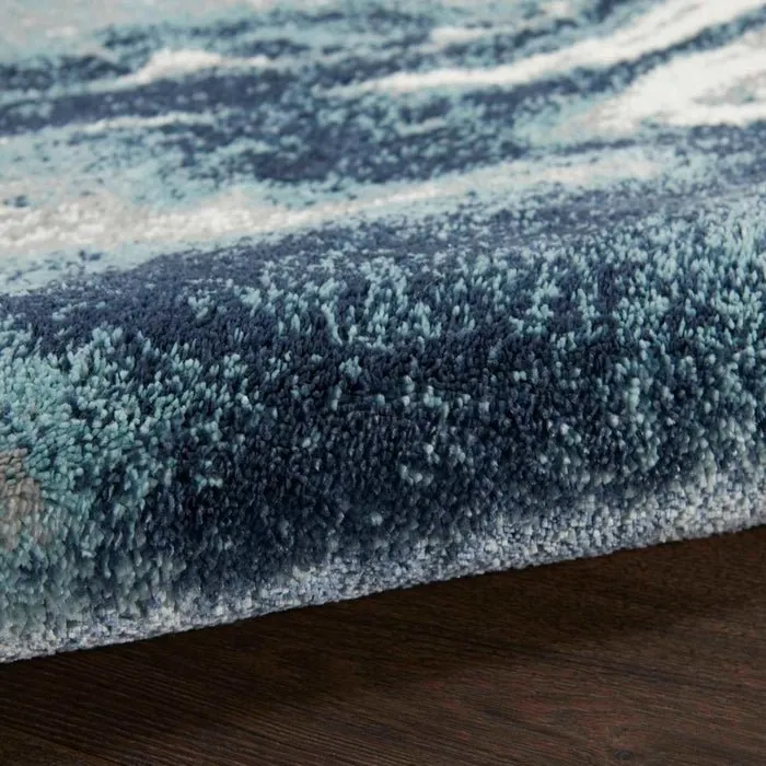 American Manor (KI100) AMR03 Blue/Ivory Rug