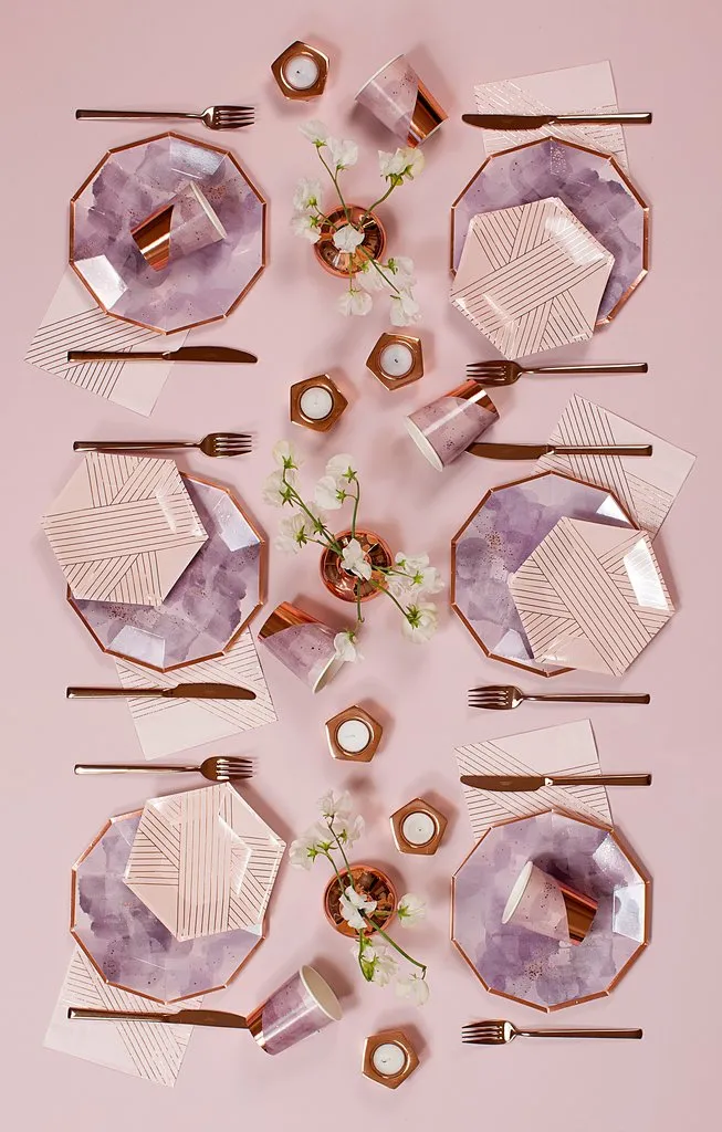 Amethyst Pink Cocktail Napkins (20 pack)