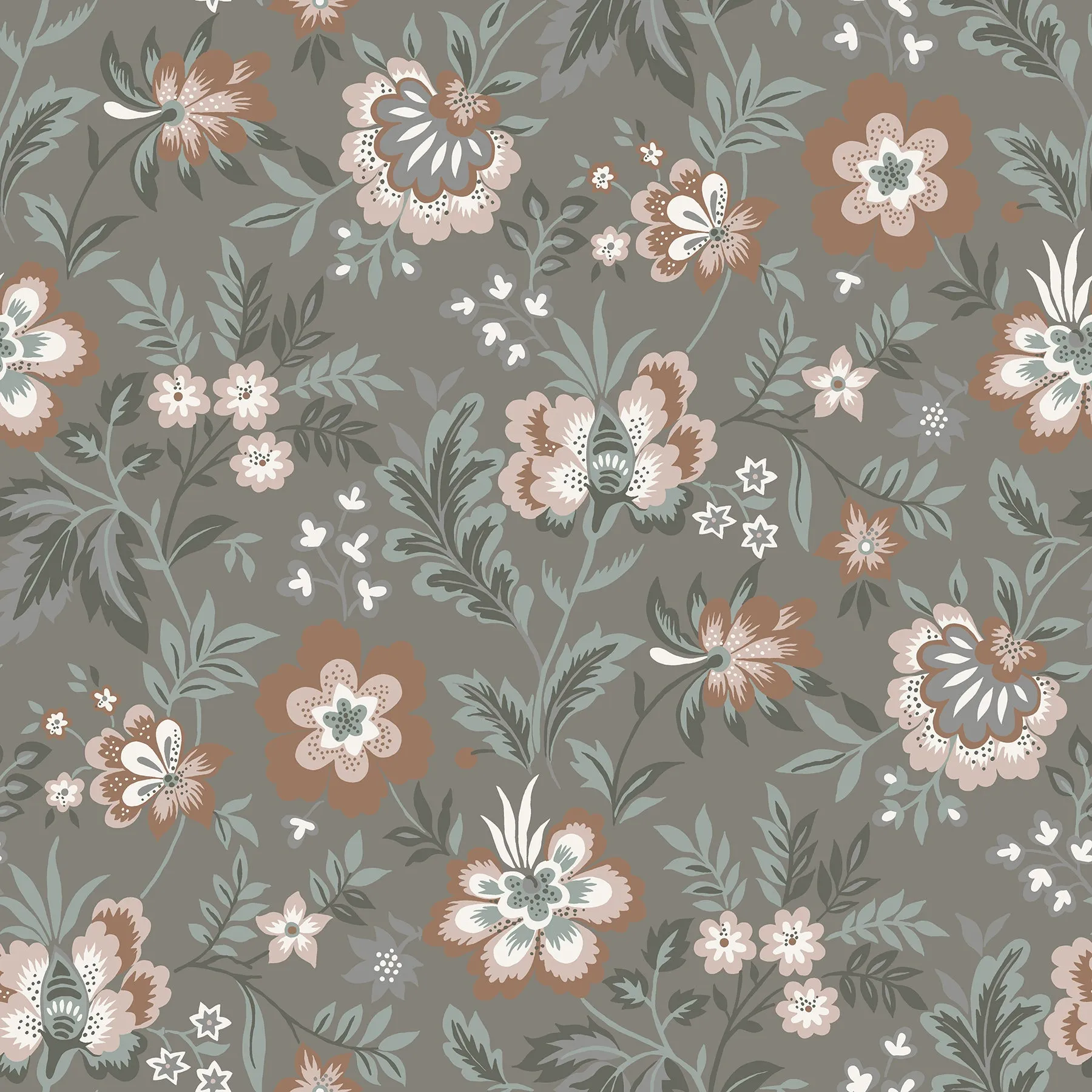 Athena Floral Wallpaper