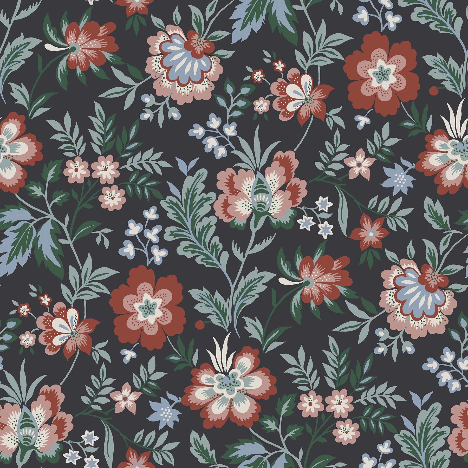 Athena Floral Wallpaper