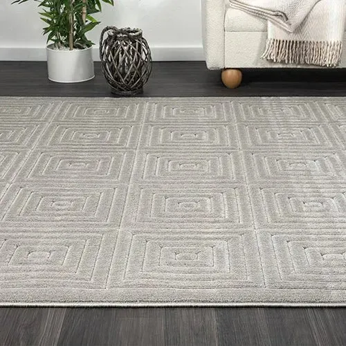 Atlas 82417GRY Grey Rug
