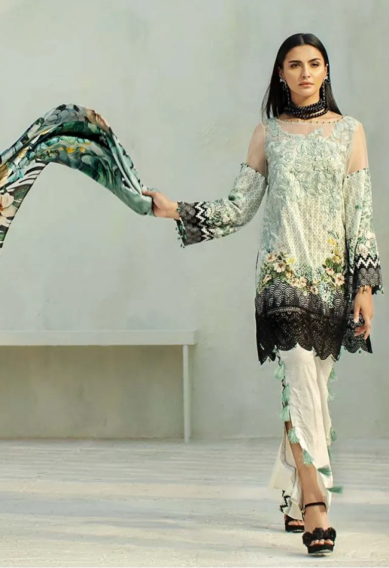 AUJ Spring/Summer Lawn Collection 2018 – Design 04