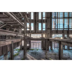 Boiler 2 Void To Glass Curtain | White Bay Power Station