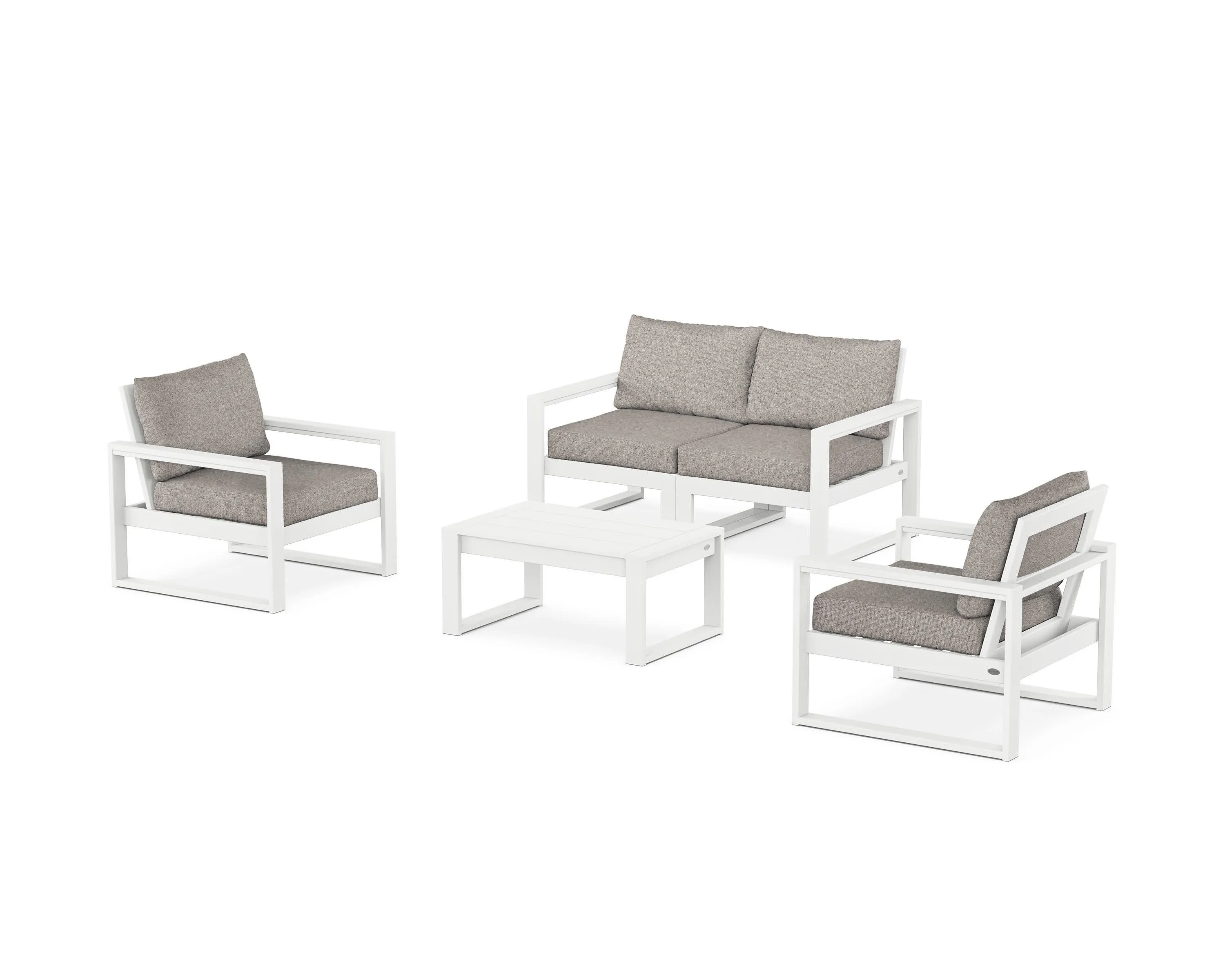 EDGE Sectional 4-Piece Deep Seating Set with Loveseat