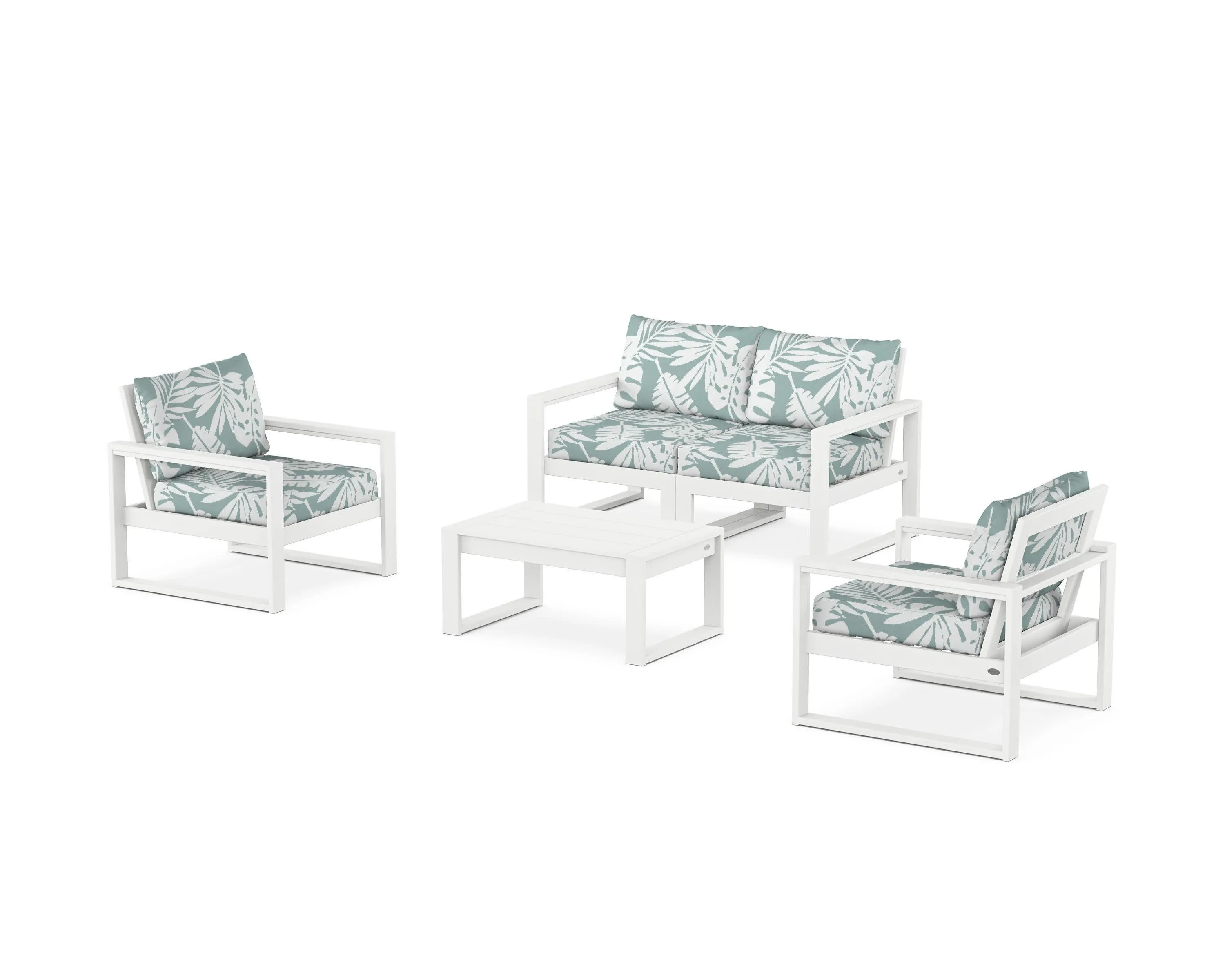 EDGE Sectional 4-Piece Deep Seating Set with Loveseat