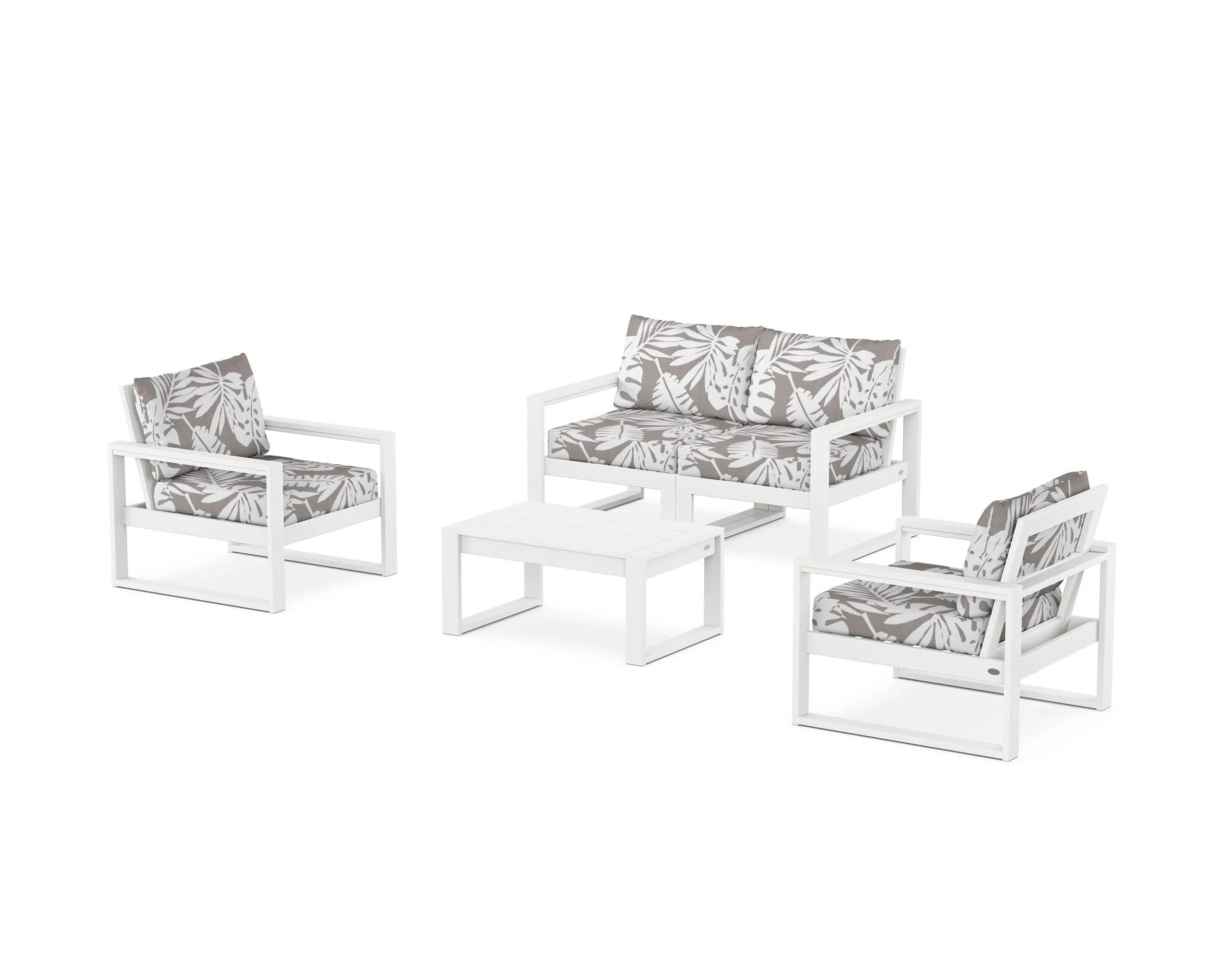 EDGE Sectional 4-Piece Deep Seating Set with Loveseat