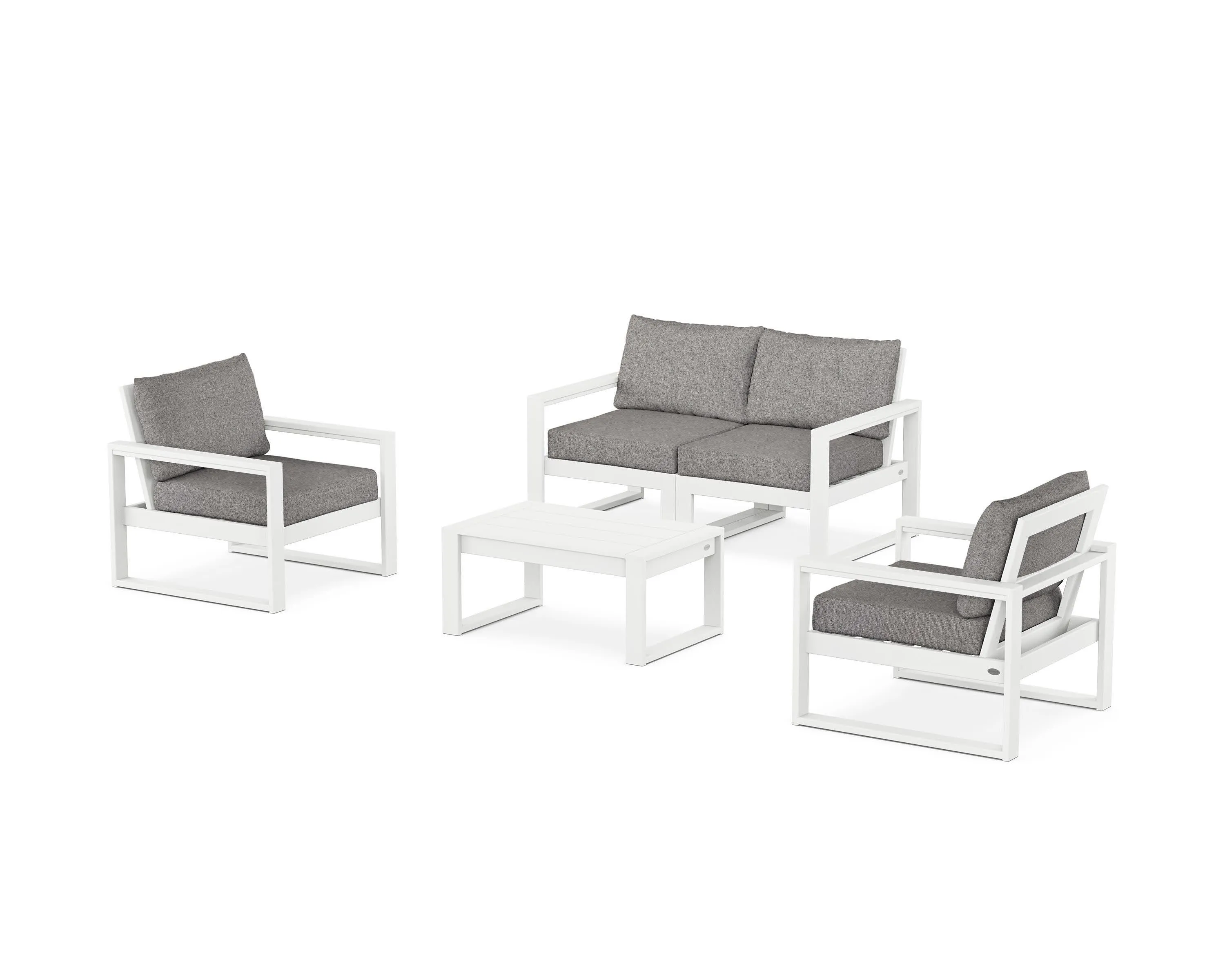 EDGE Sectional 4-Piece Deep Seating Set with Loveseat