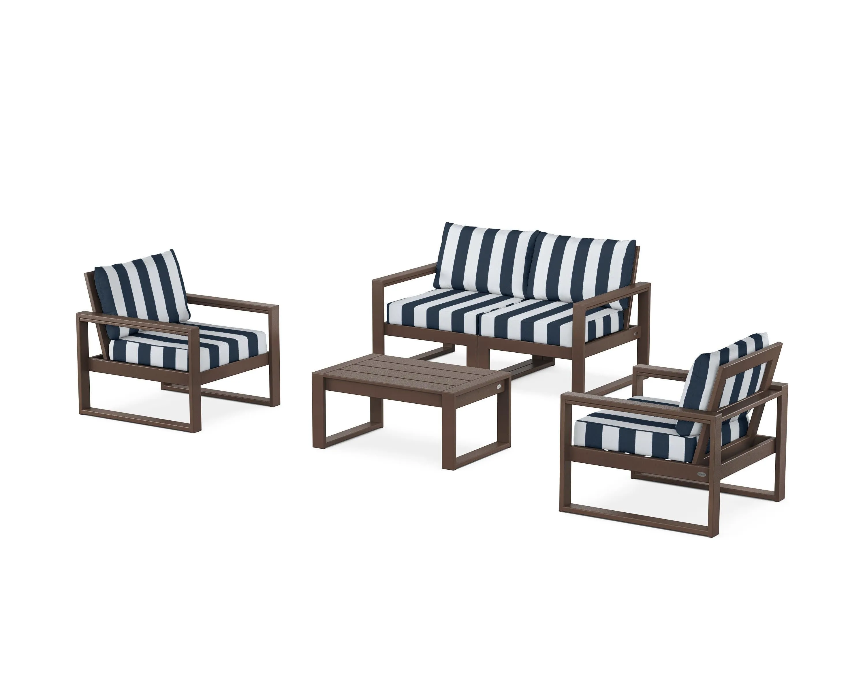 EDGE Sectional 4-Piece Deep Seating Set with Loveseat