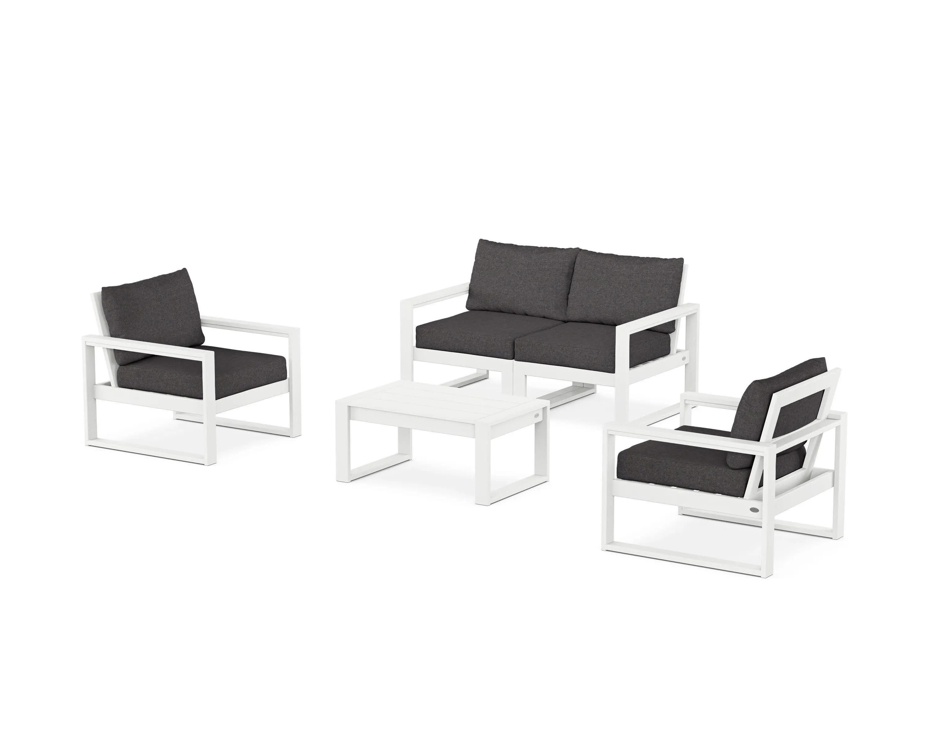 EDGE Sectional 4-Piece Deep Seating Set with Loveseat