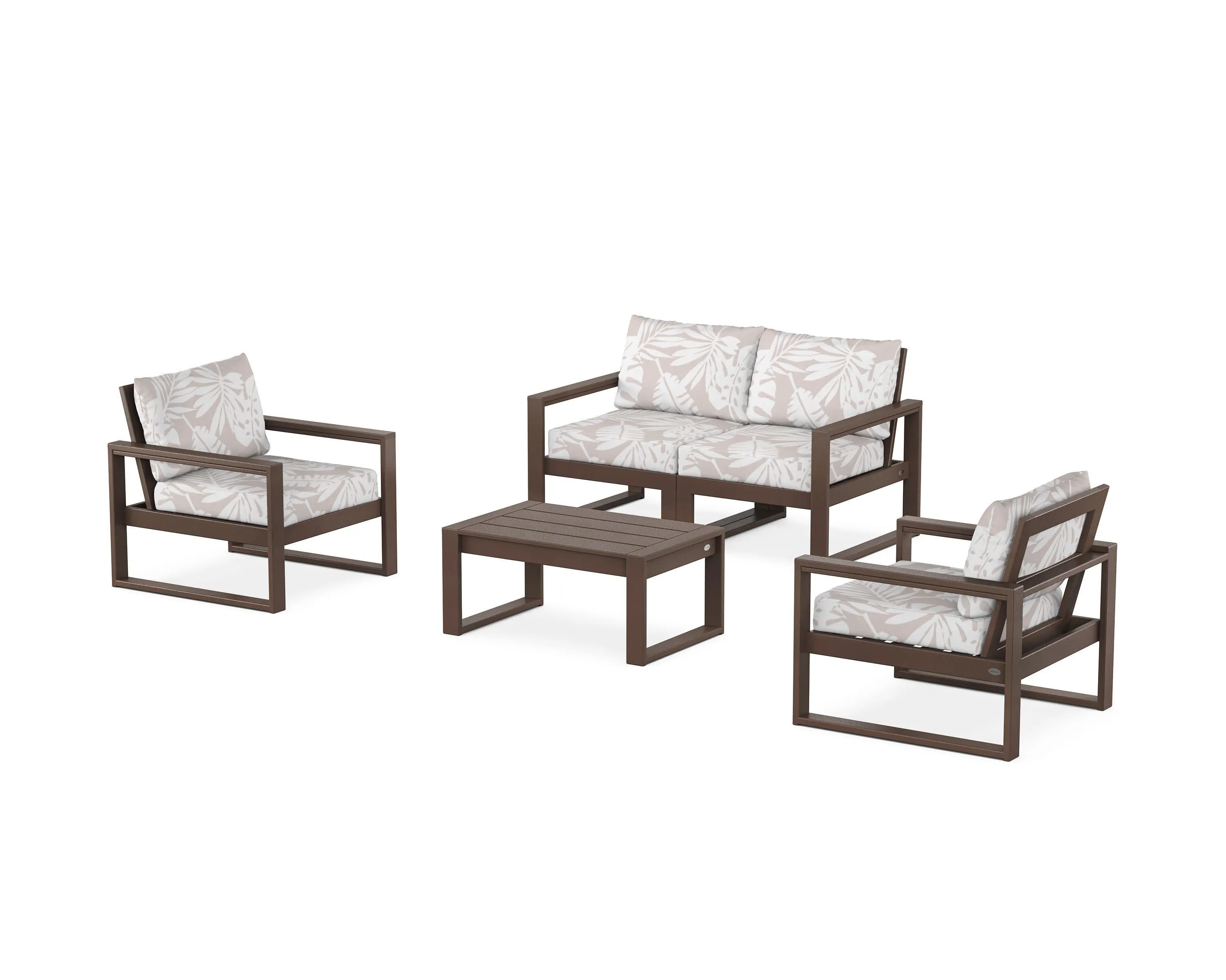 EDGE Sectional 4-Piece Deep Seating Set with Loveseat