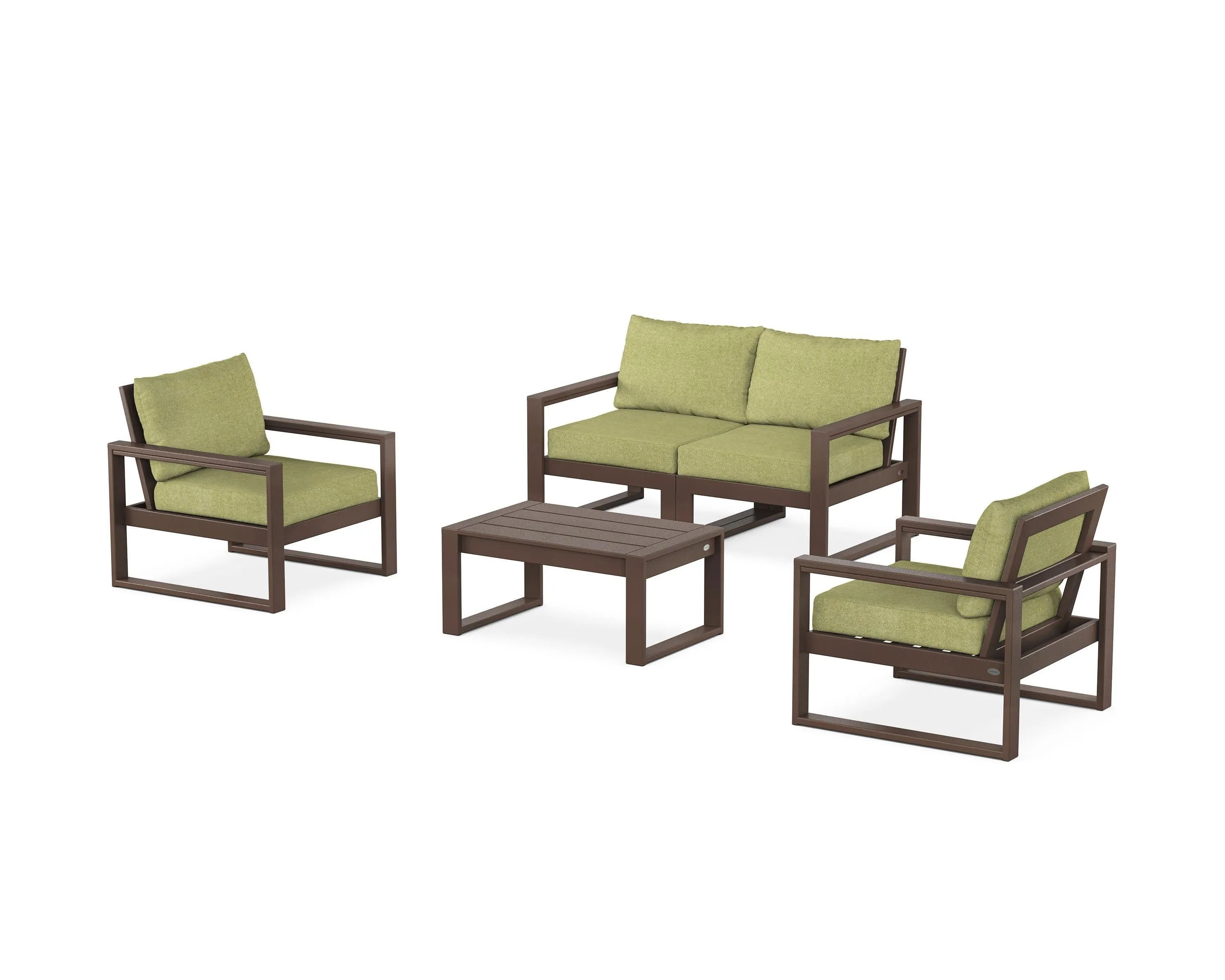 EDGE Sectional 4-Piece Deep Seating Set with Loveseat