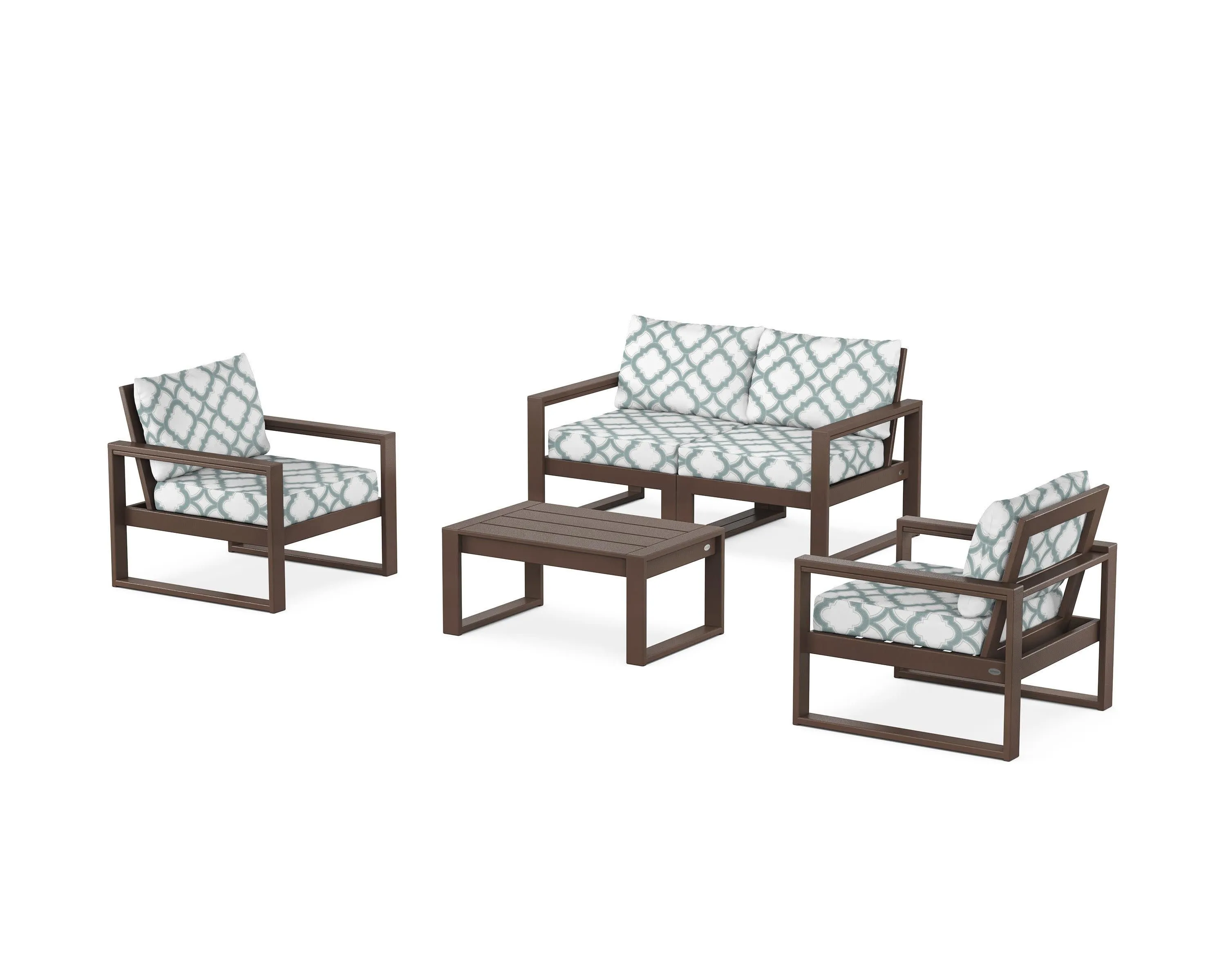 EDGE Sectional 4-Piece Deep Seating Set with Loveseat
