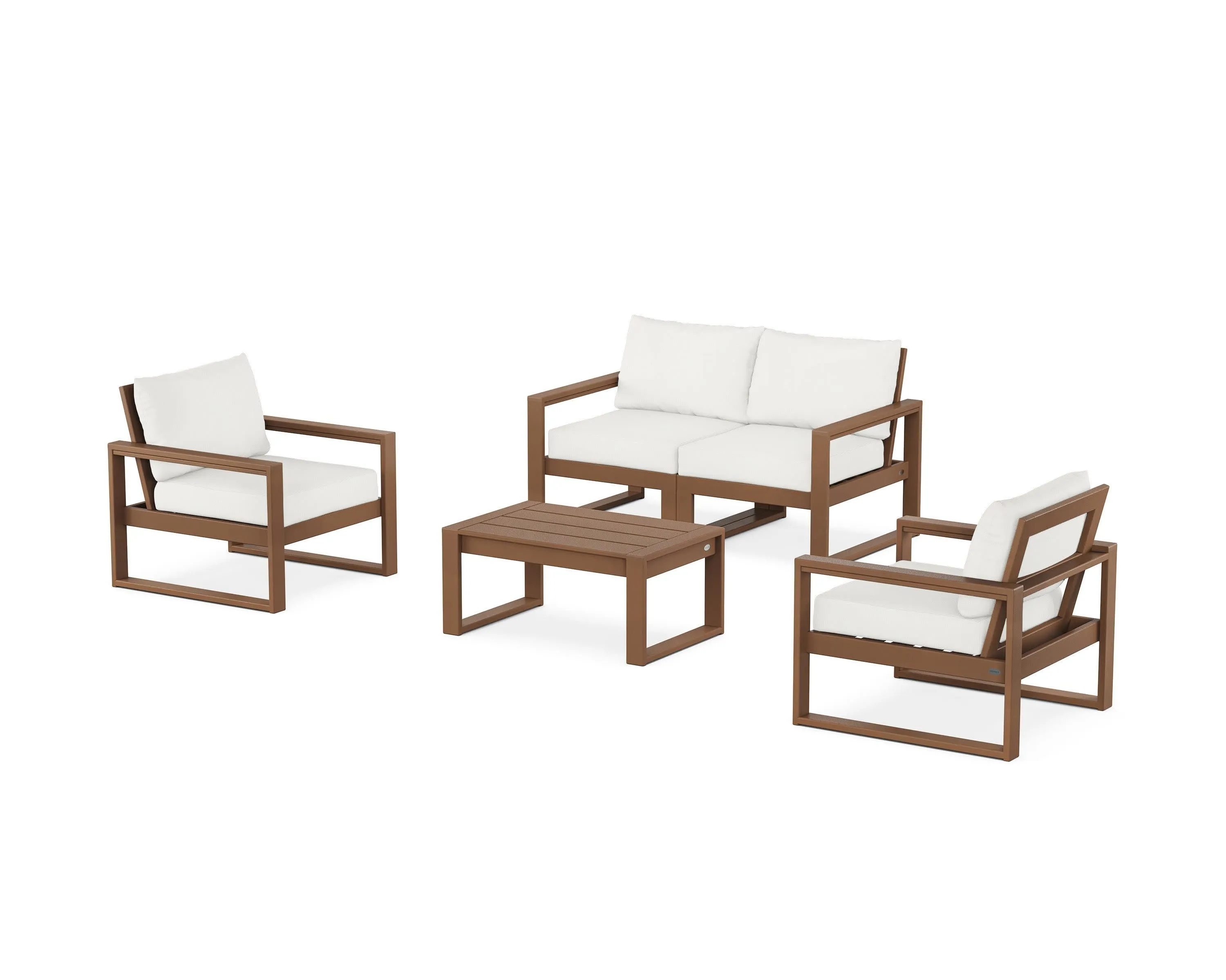 EDGE Sectional 4-Piece Deep Seating Set with Loveseat