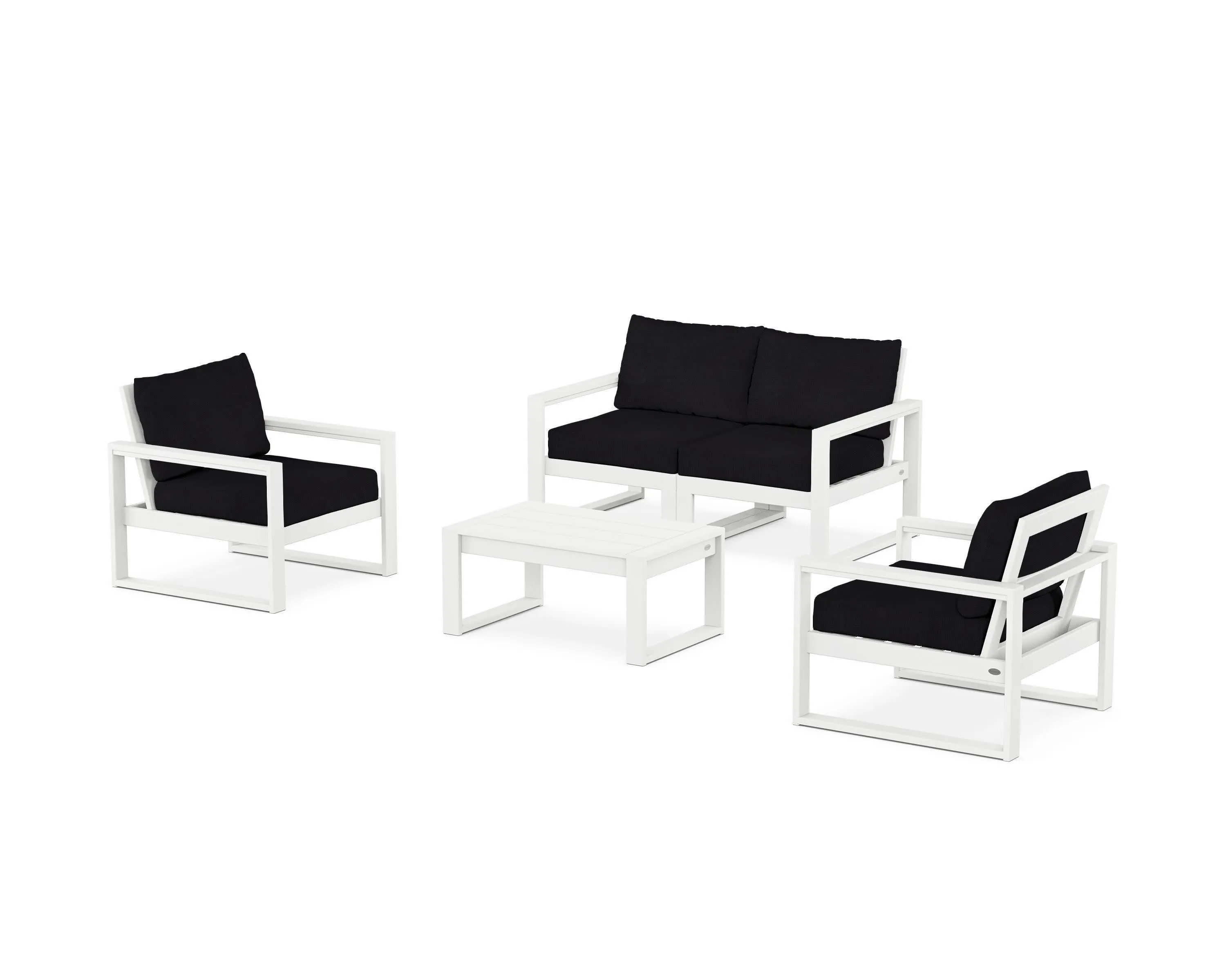 EDGE Sectional 4-Piece Deep Seating Set with Loveseat