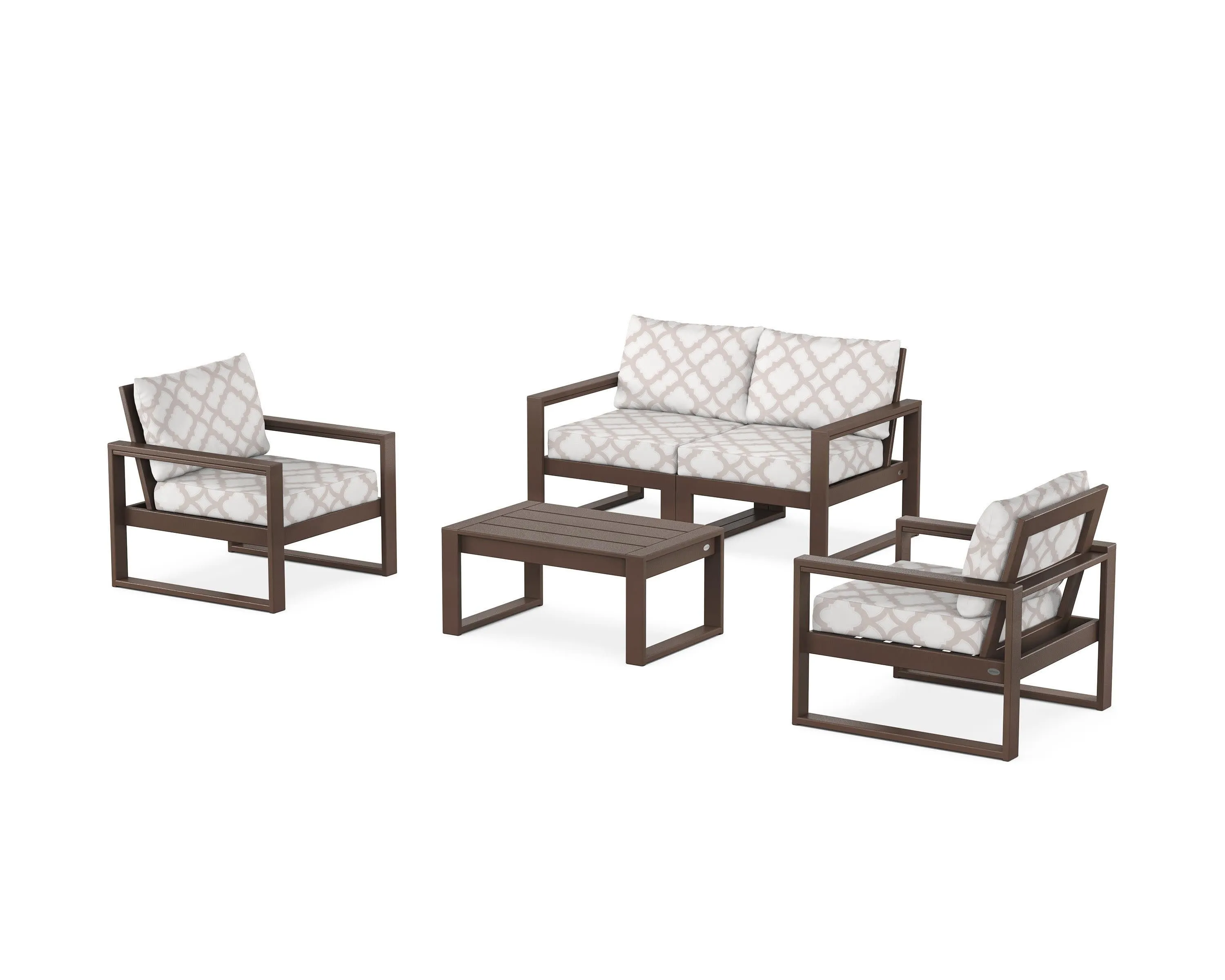 EDGE Sectional 4-Piece Deep Seating Set with Loveseat
