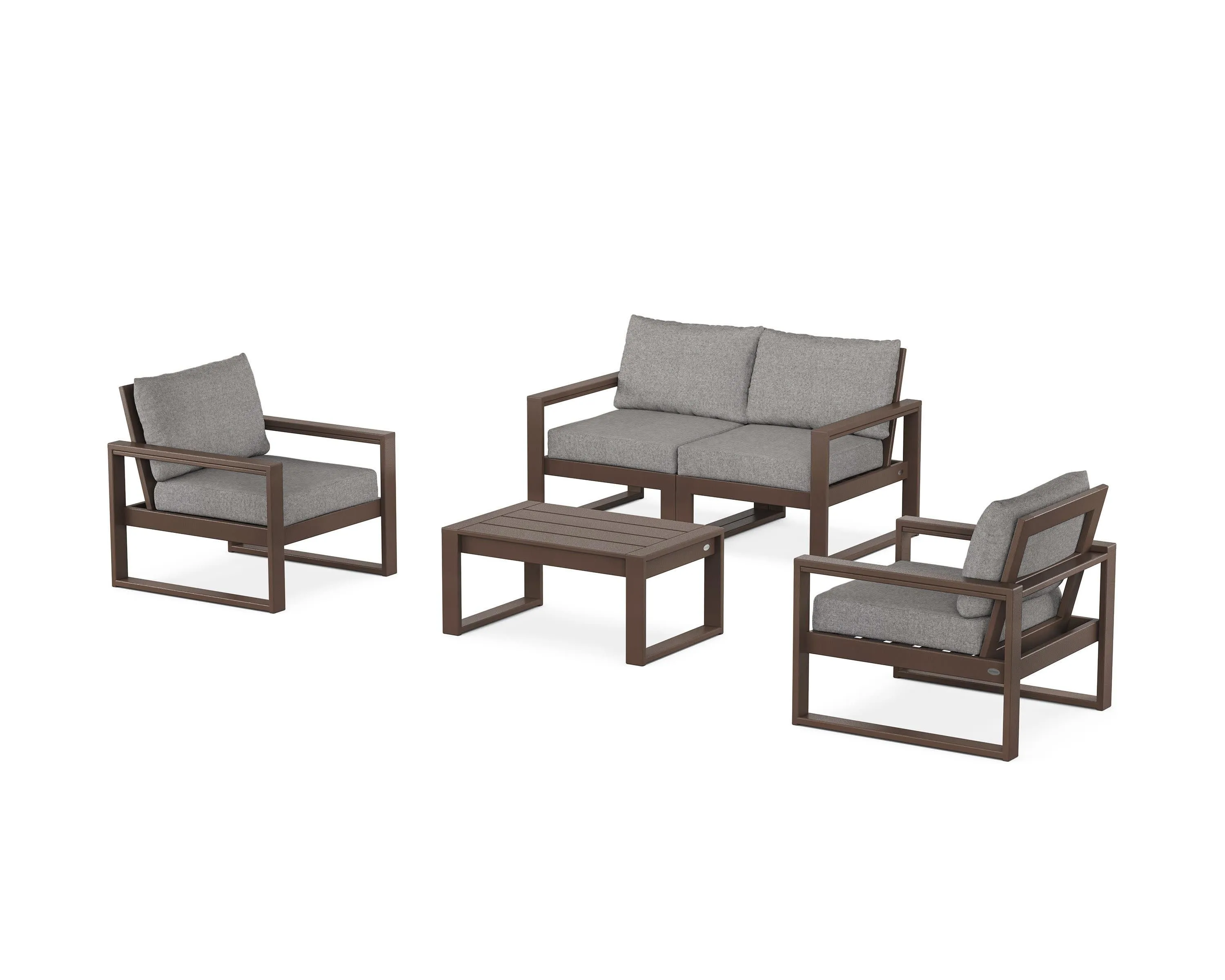 EDGE Sectional 4-Piece Deep Seating Set with Loveseat