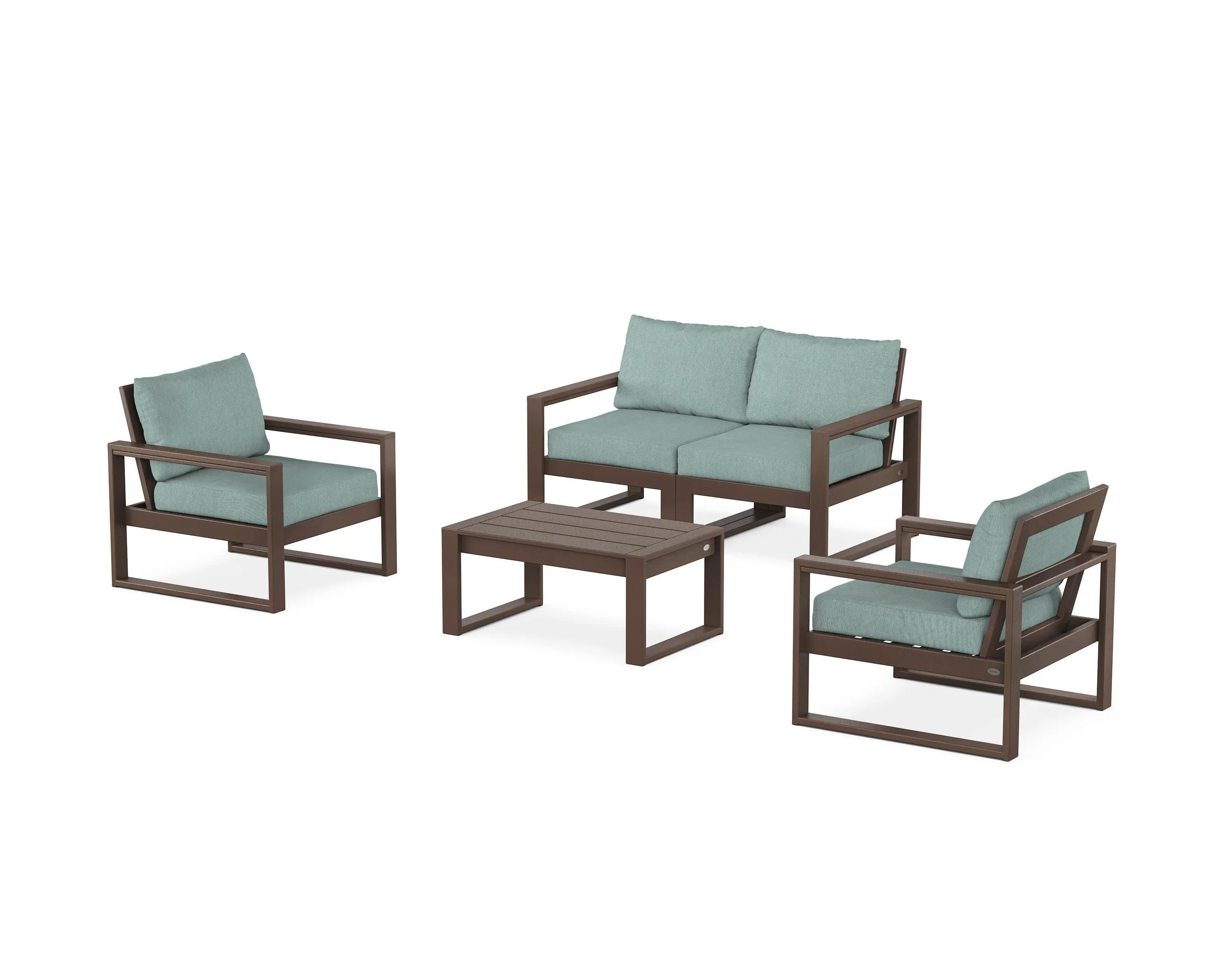 EDGE Sectional 4-Piece Deep Seating Set with Loveseat