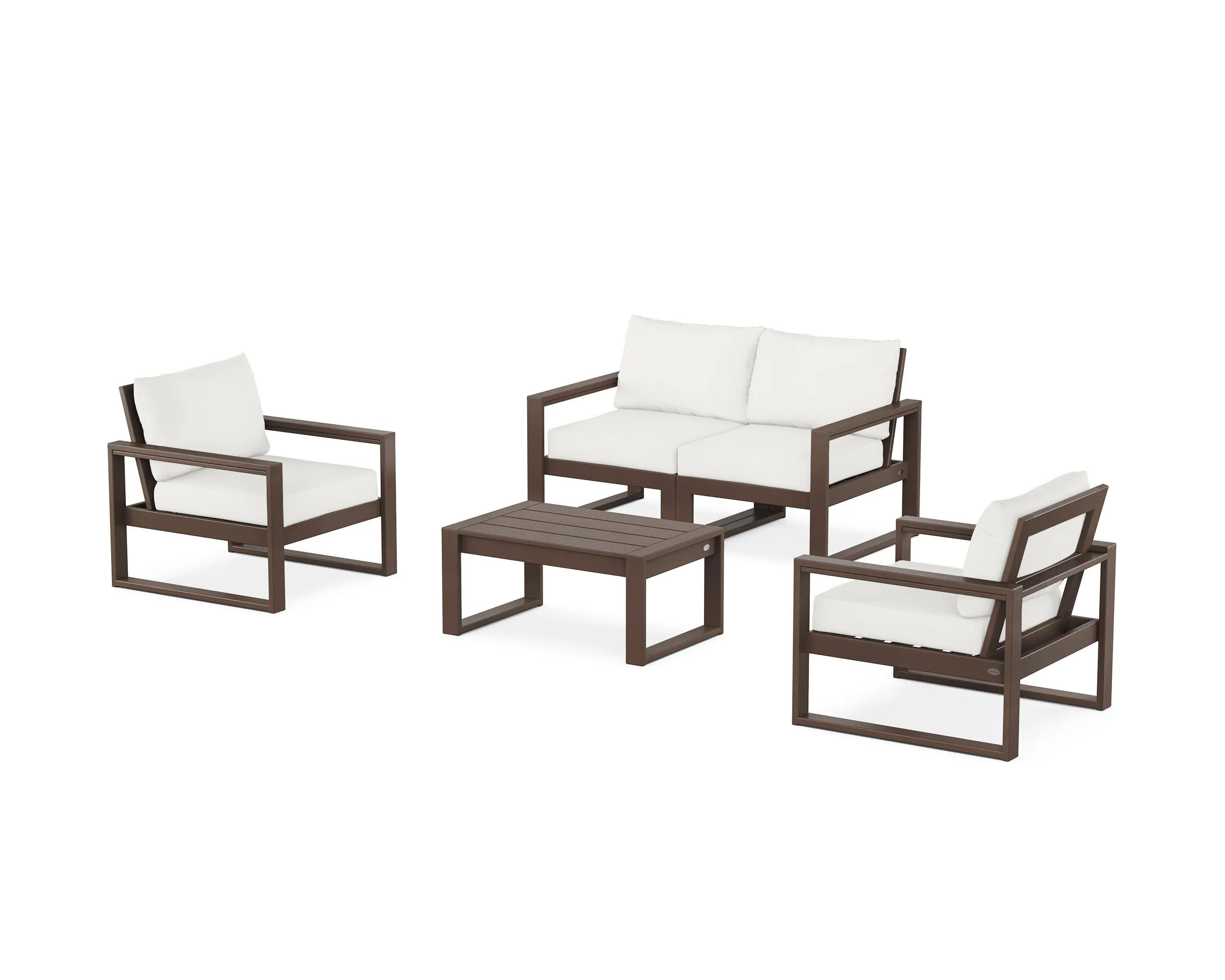EDGE Sectional 4-Piece Deep Seating Set with Loveseat
