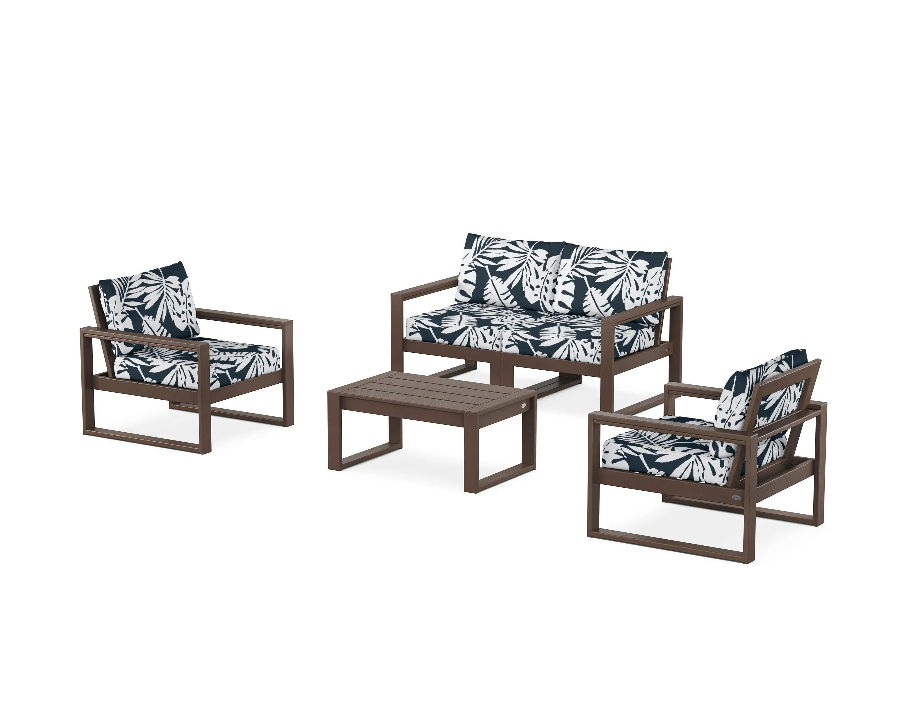 EDGE Sectional 4-Piece Deep Seating Set with Loveseat