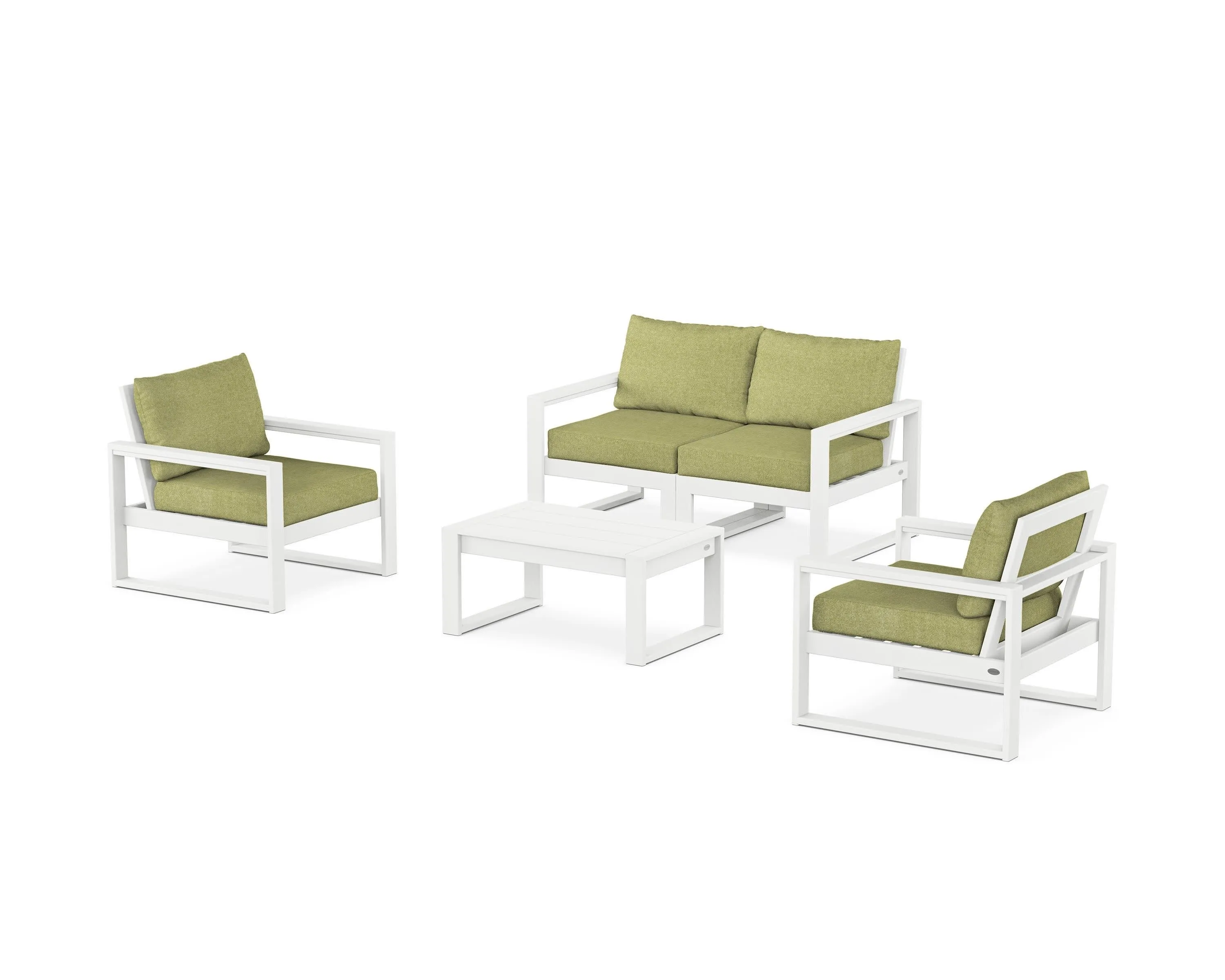 EDGE Sectional 4-Piece Deep Seating Set with Loveseat