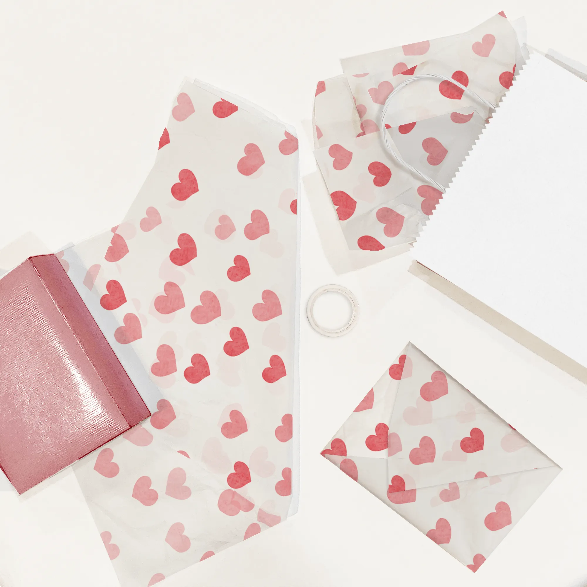 Fading Hearts Tissue Paper