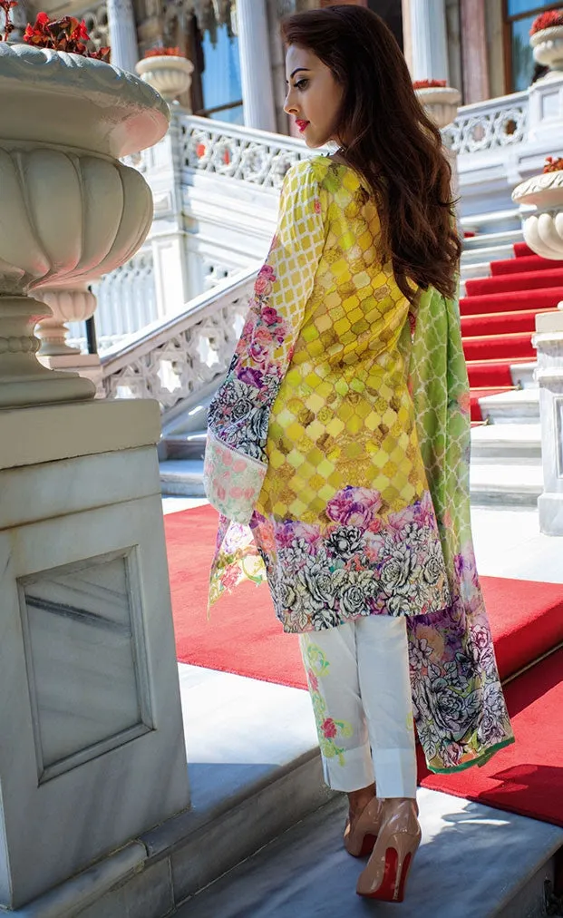 Farah Talib Aziz - A Mediterranean Dream -  Stained Glass Parfait Saffron - 1B