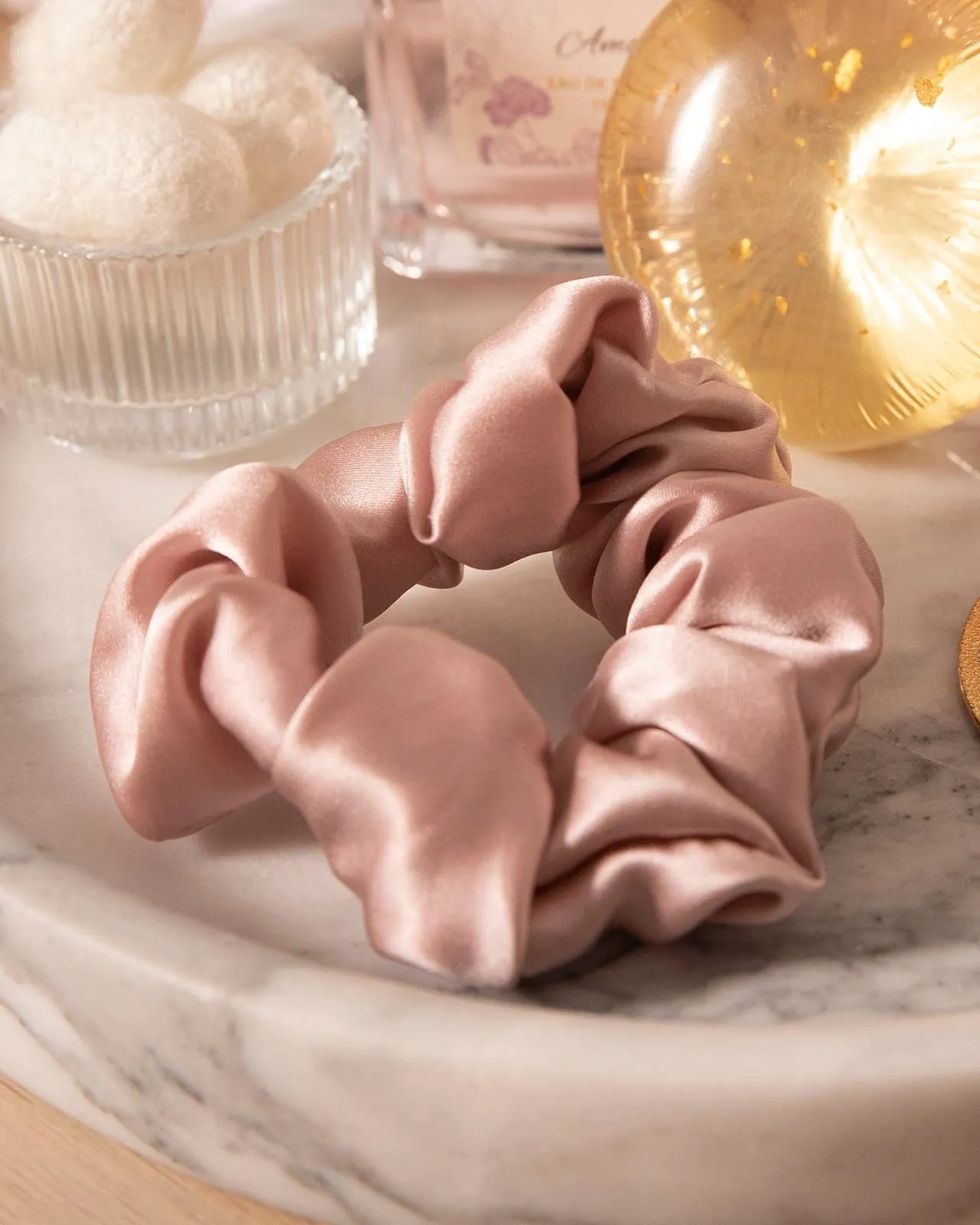 FEELITS 100% Royal Mulberry Silk. Natural Care Hair Scrunchies- Trio Set
