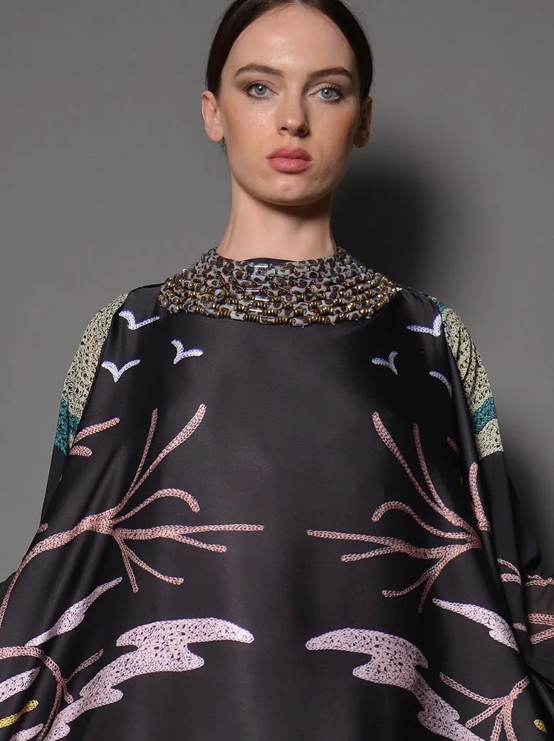 Flowing Silk Dress