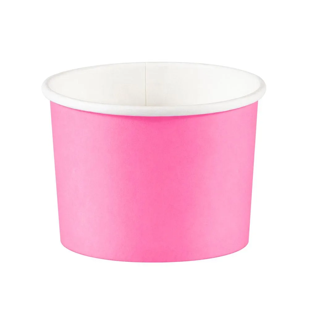 Ice Cream Treat Cups Bubblegum Pink (8 Pack)