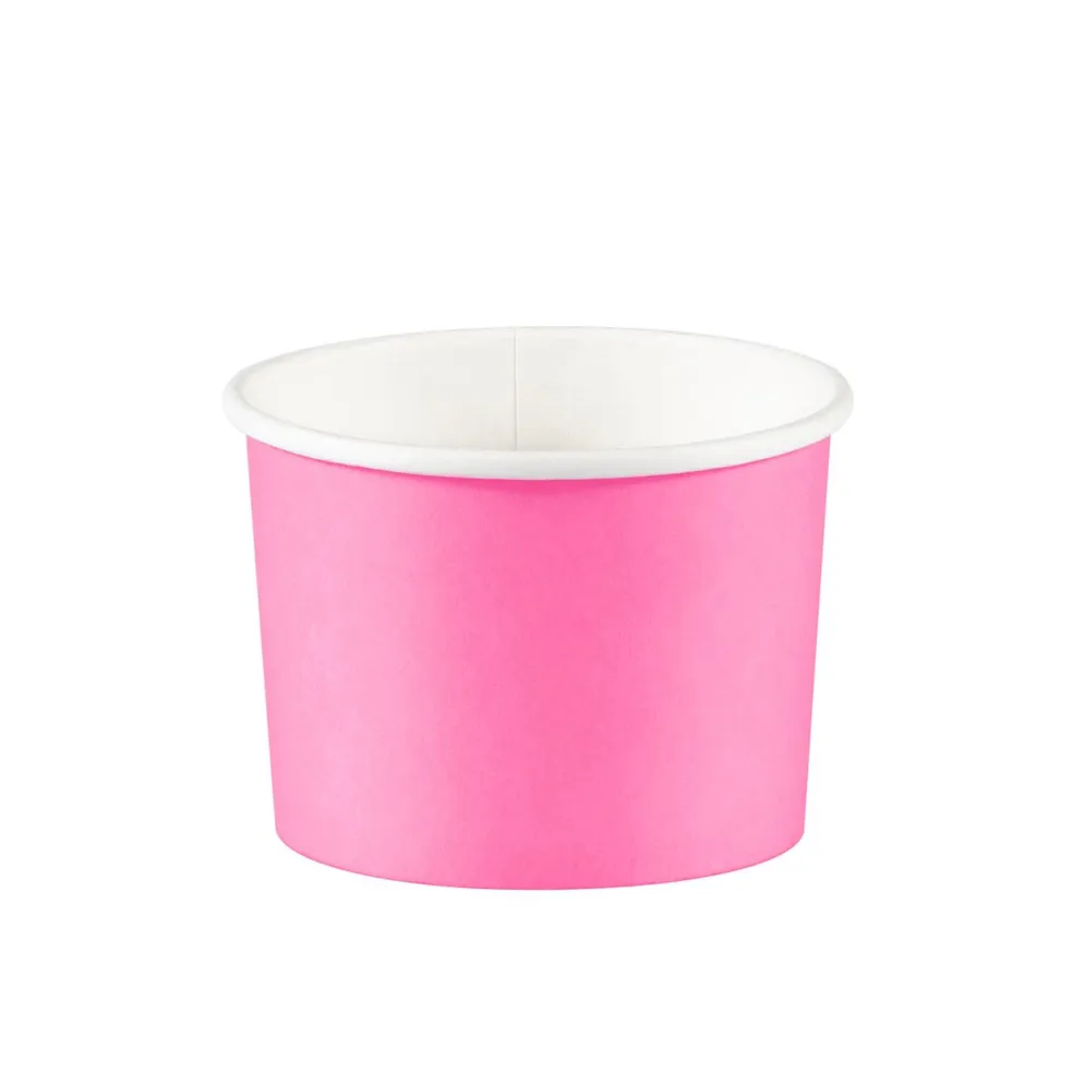 Ice Cream Treat Cups Bubblegum Pink (8 Pack)