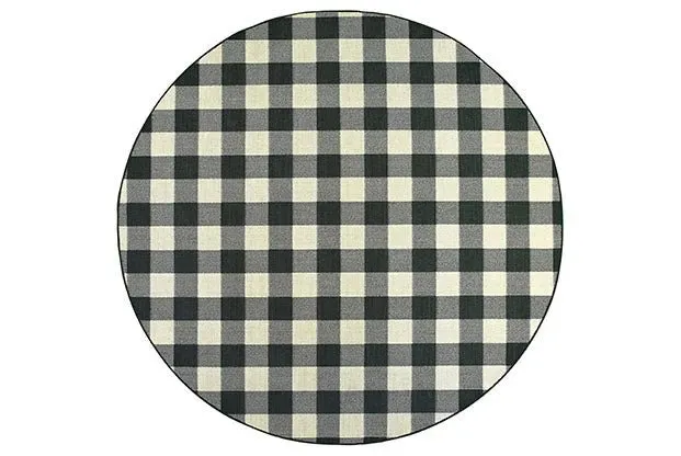 Marina 1932K Black Ivory Rug