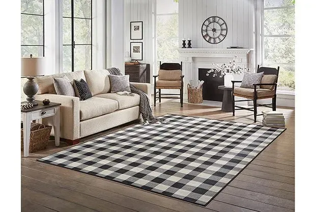 Marina 1932K Black Ivory Rug