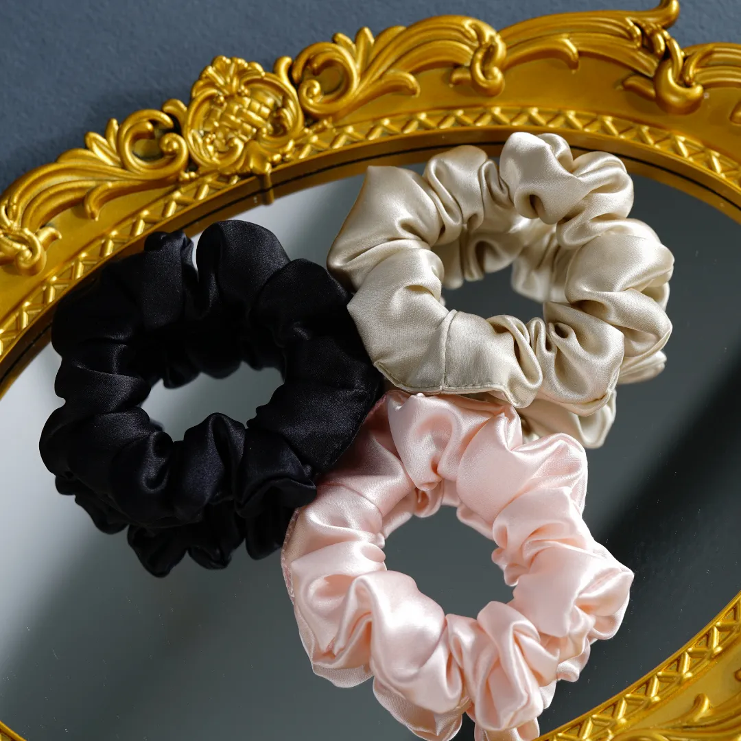 Medium Silk Scrunchie Custom Wholesale
