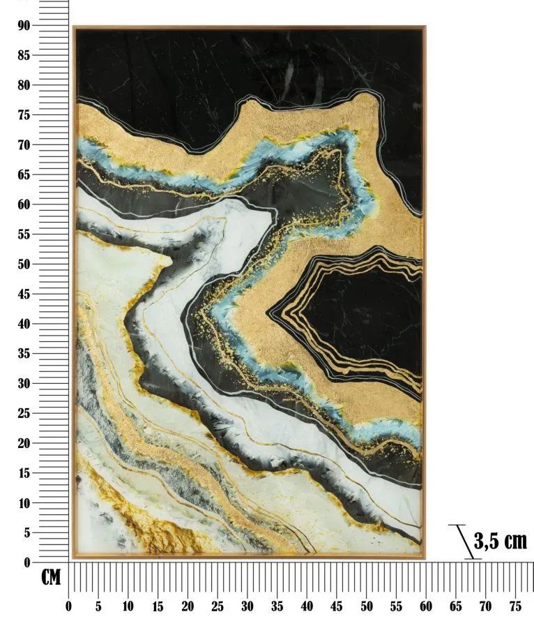 Modern Marble Patterned Glass Wall Panel
