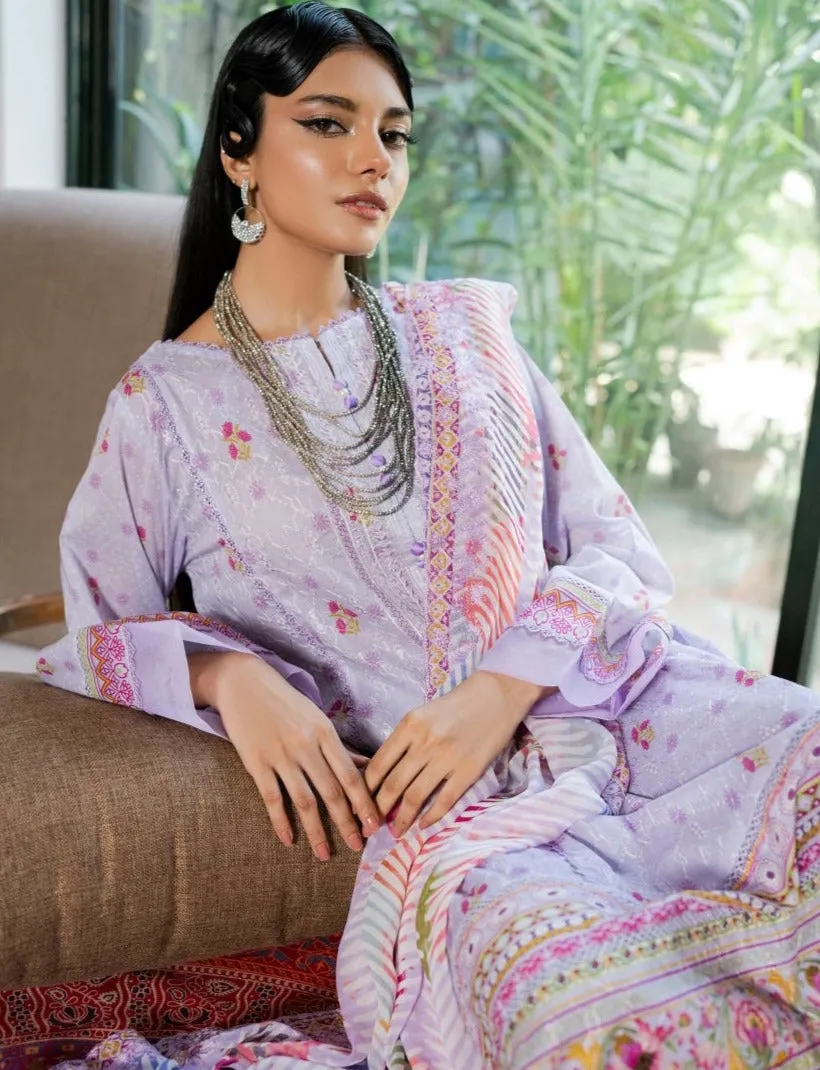 Musavvir Embroidered Lawn by GullJee – Design A7