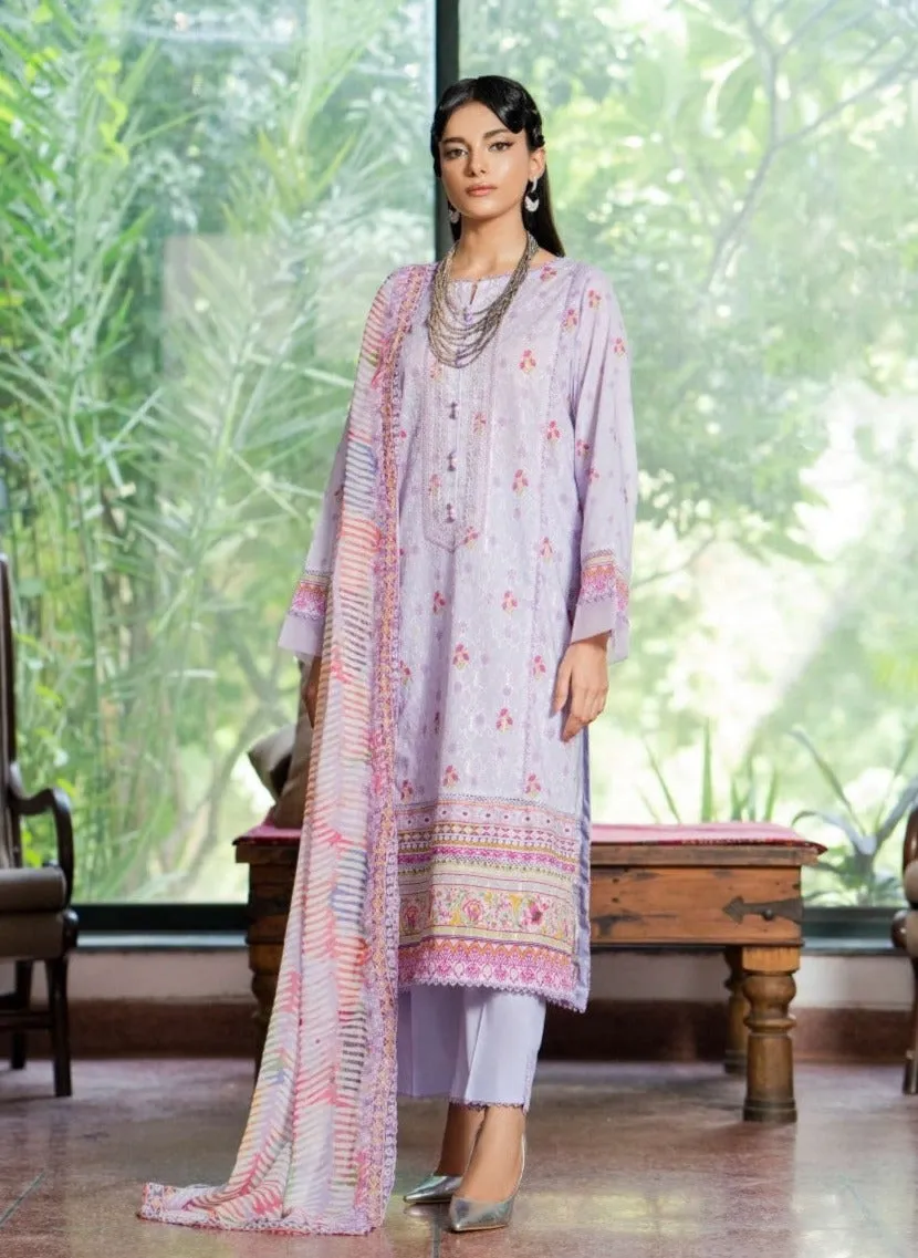 Musavvir Embroidered Lawn by GullJee – Design A7