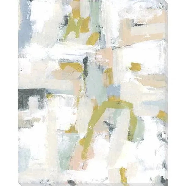 Pastel Abstract Indoor Outdoor Wall Art UV Resistant Canvas
