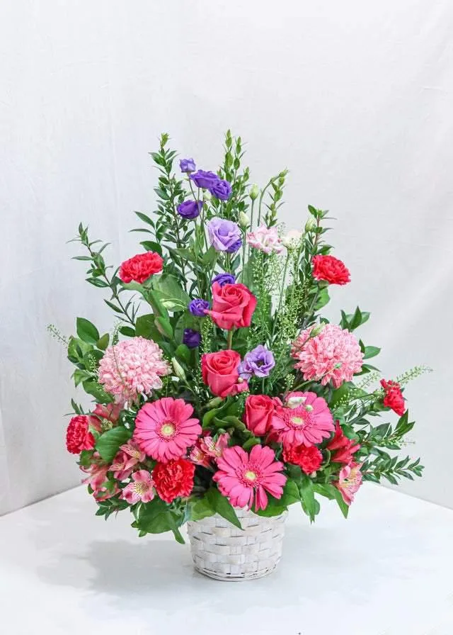 Pastel Pink Basket
