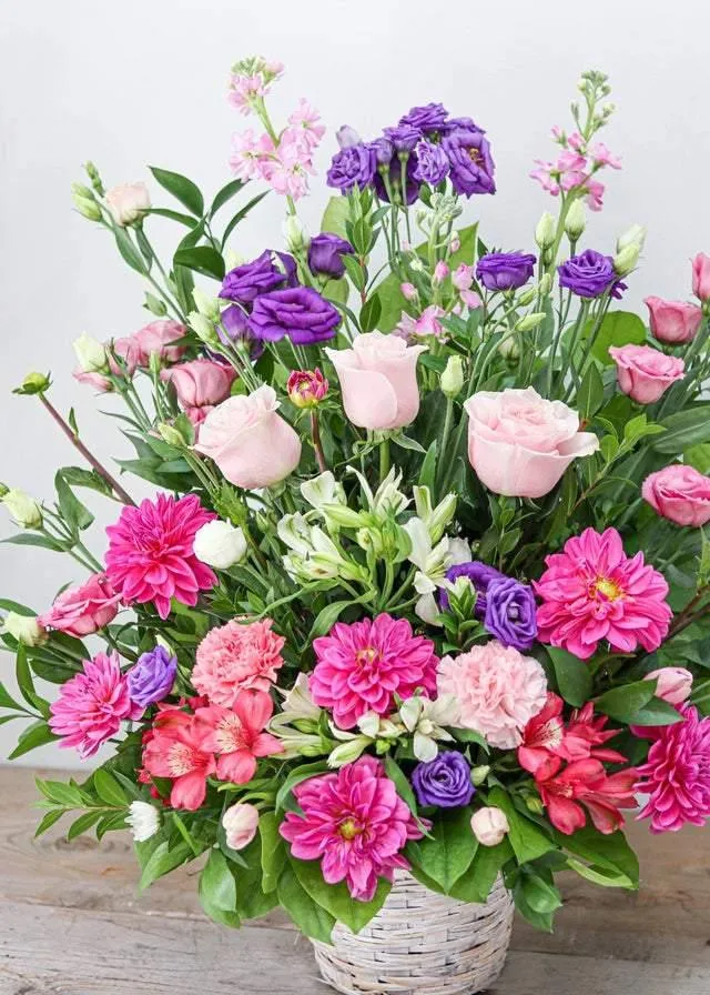 Pastel Pink Basket