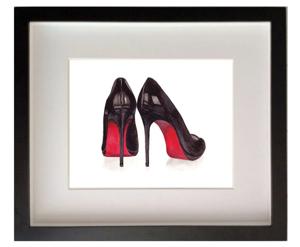 Print of Christian Louboutin shoe