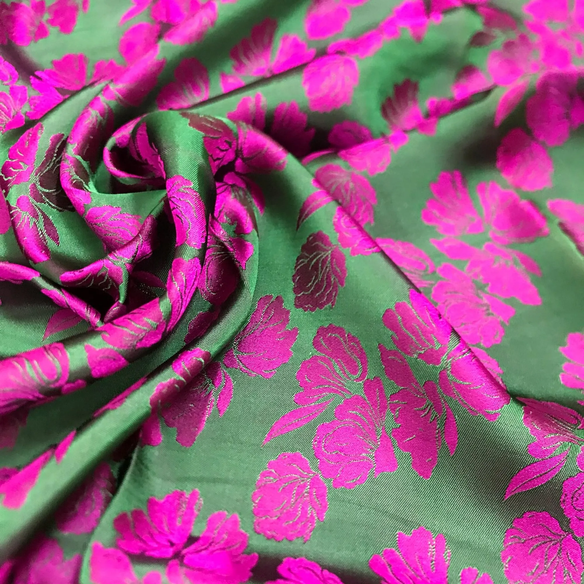 PURE MULBERRY SILK fabric by the yard - Floral silk fabric - Handmade fabric – Dress making – Silk for sewing - Gift for women - Silk apparel fabric