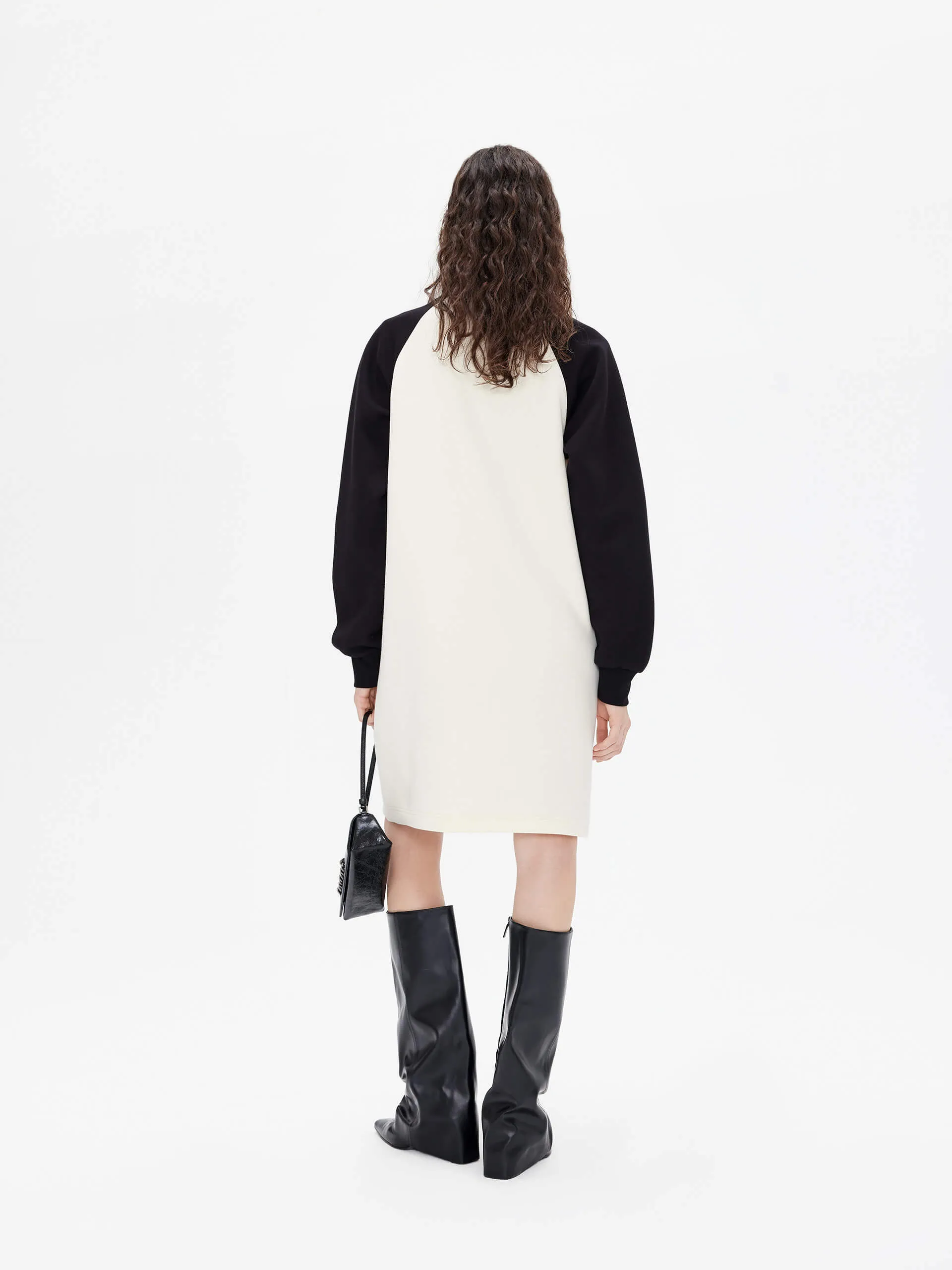 Raglan Sleeve Mid Dress