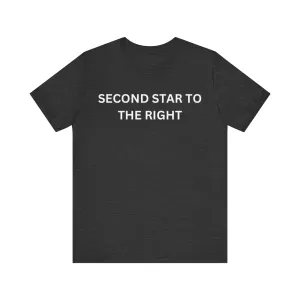 Second Star To The Right Unisex Jersey Short Sleeve Tee
