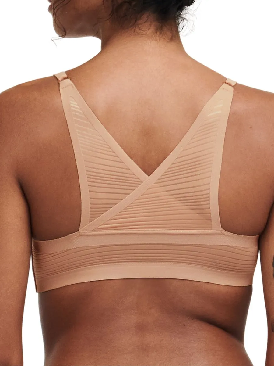 SoftStretch Stripes Padded Bralette - Sirocco