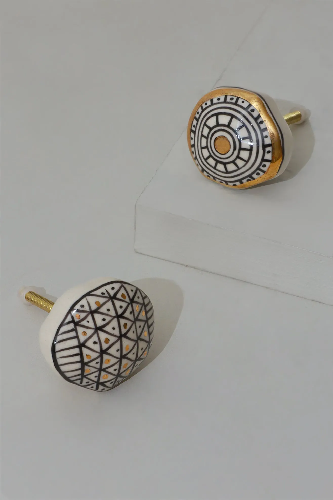 Sorrento Artistic Ceramic Doorknobs