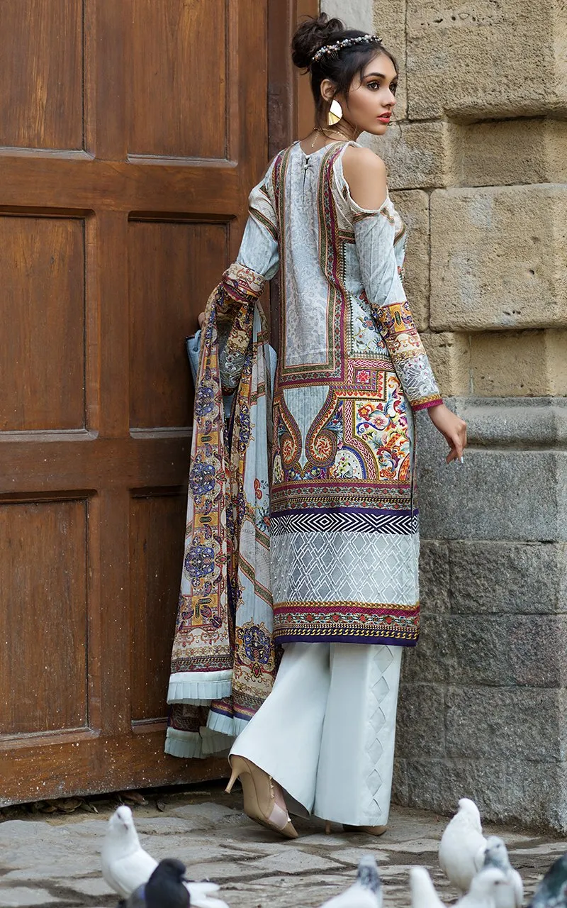 Threads & Motifs Luxury Lawn Collection 2019 – Design - 5612