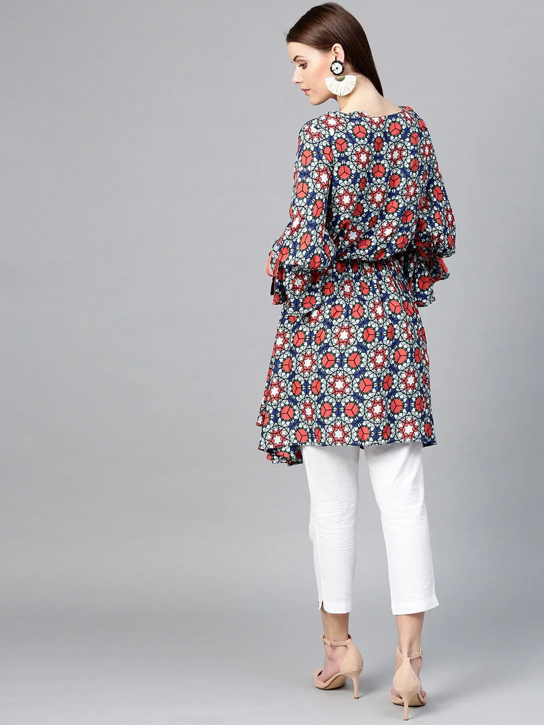 Women Multicoloured Printed Tunic
